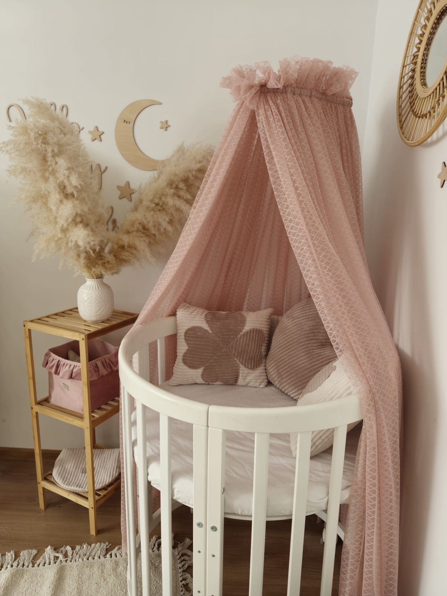 Betthimmel Vintage-Altrosa