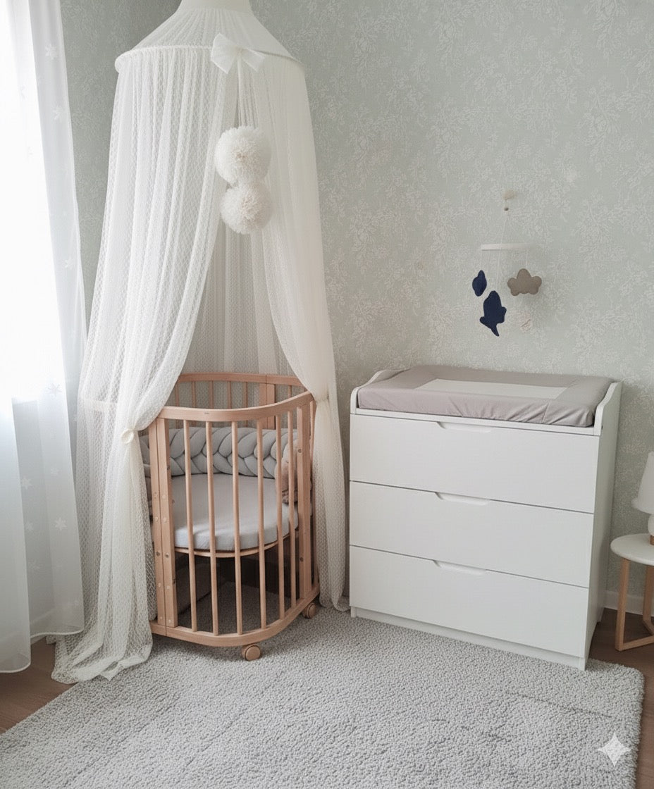 Baldachin Vintage-Ecru