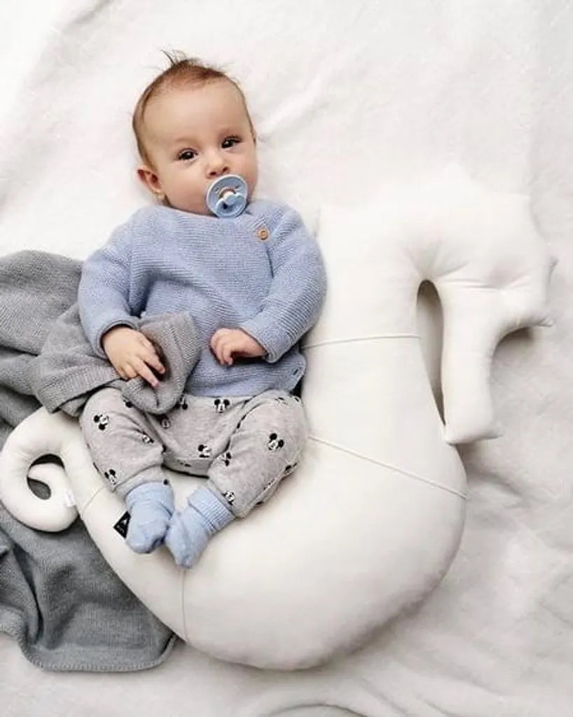 Nepto Babykissen-Samt Ecru