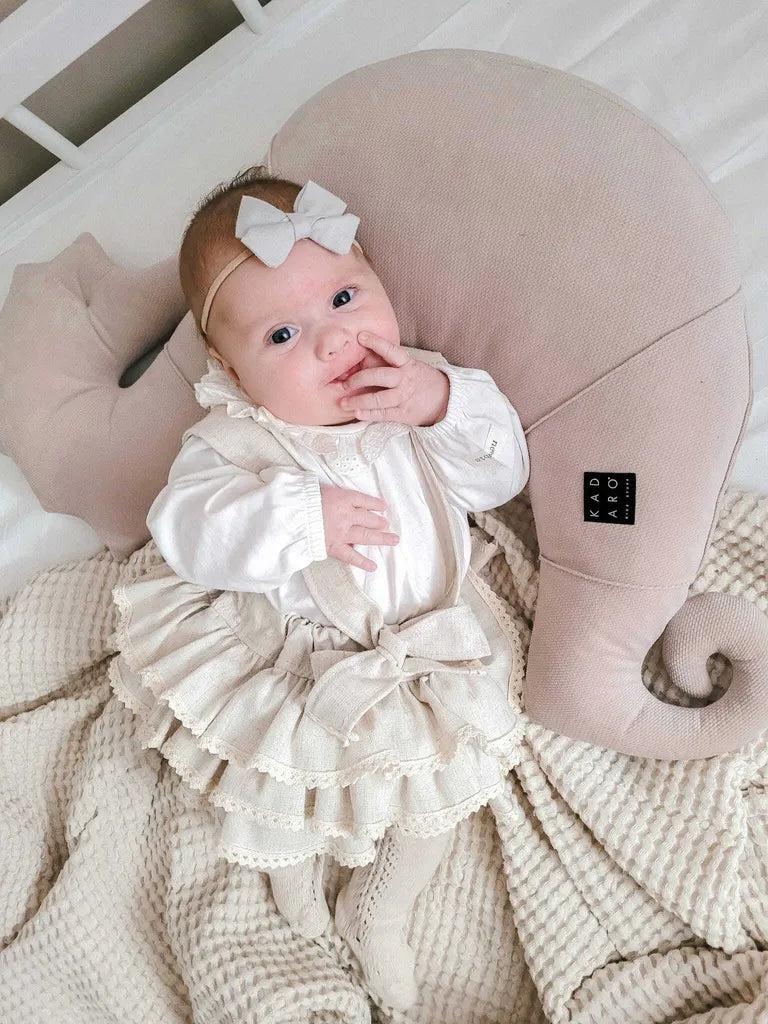 Nepto Babykissen-Samt Altrosa