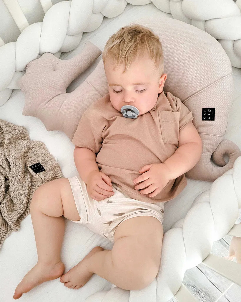 Nepto Babykissen-Samt Altrosa