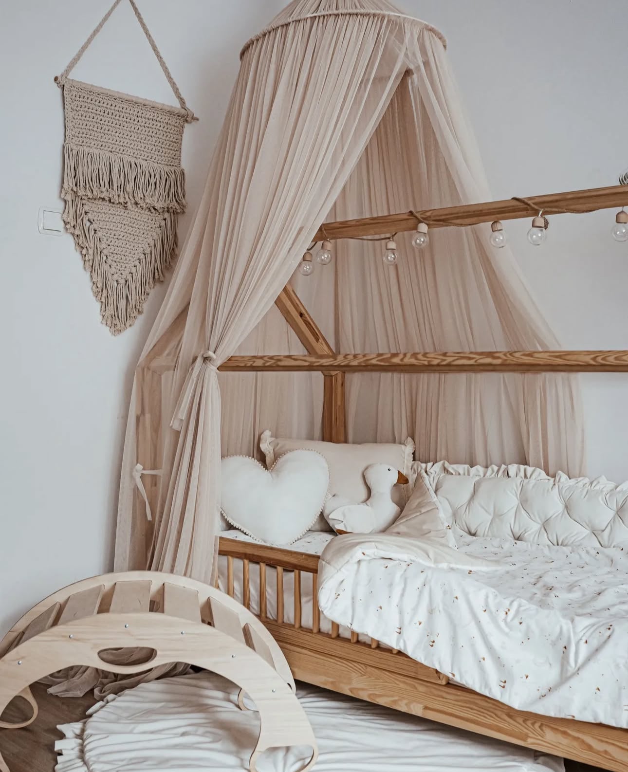 Baldachin Vintage-Beige
