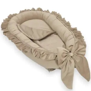 Babynest-Samt Schoko