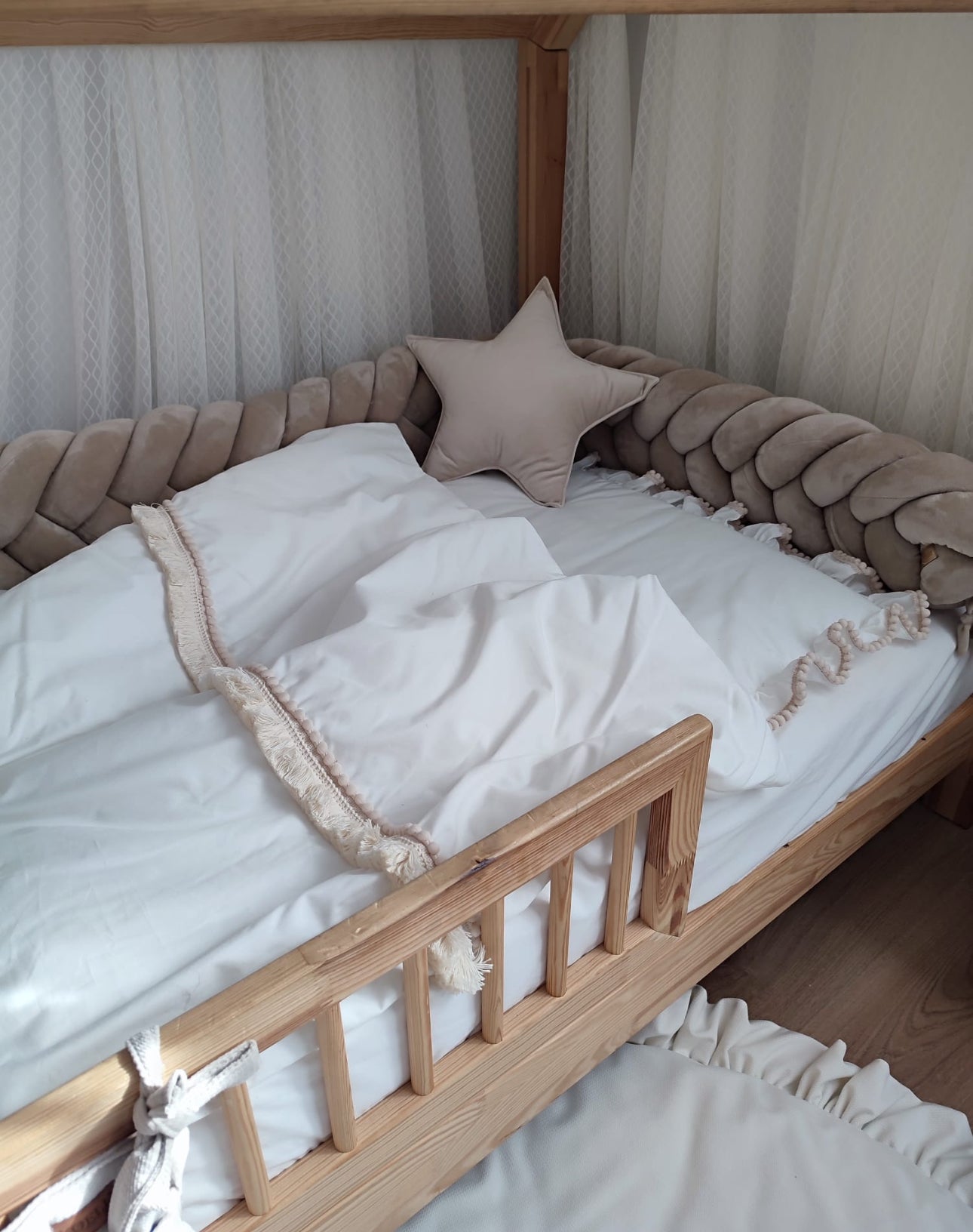 Boho Bettwäsche Ecru