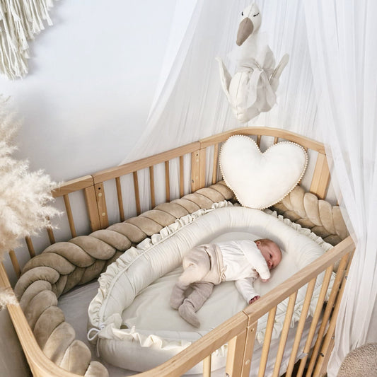 Babynest-Ecru Samt