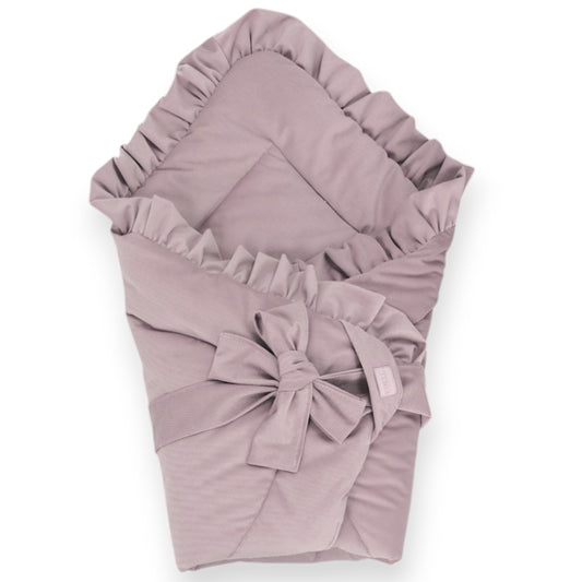 Einschlagdecke Samt Puderrosa