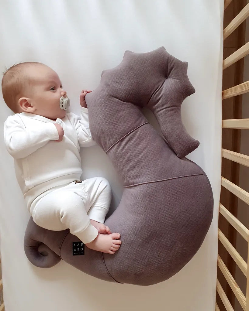 Nepto Babykissen-Samt Mokka