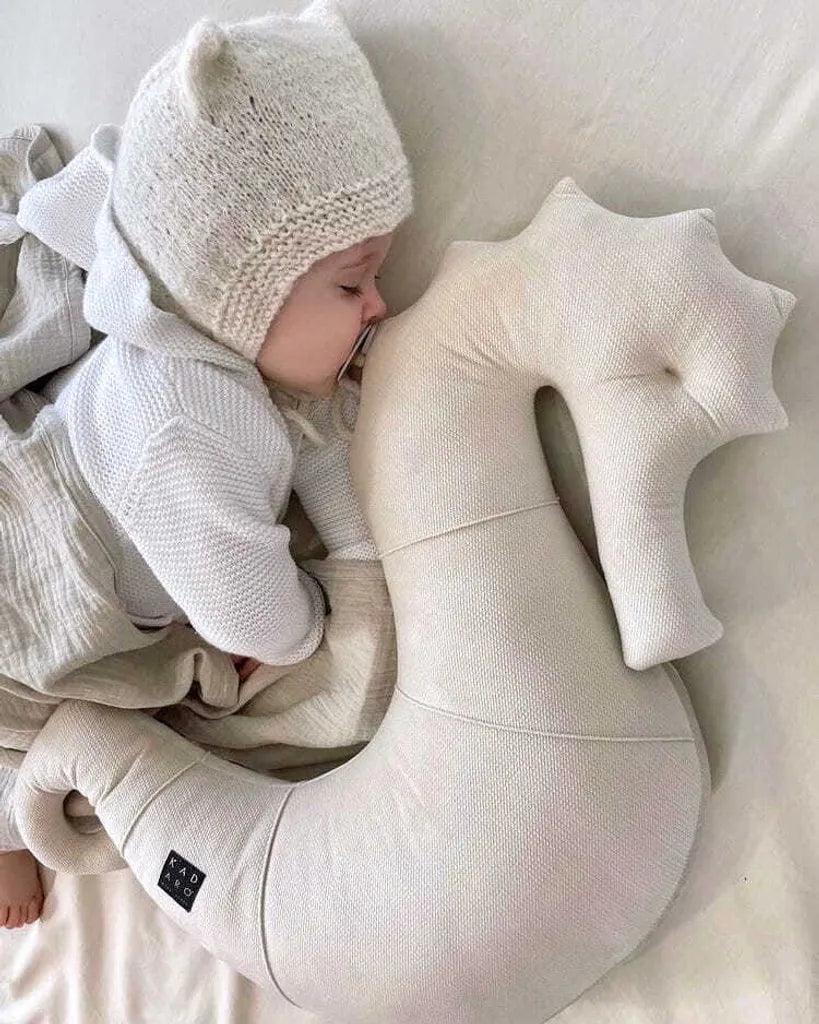 Nepto Babykissen-Samt Beige