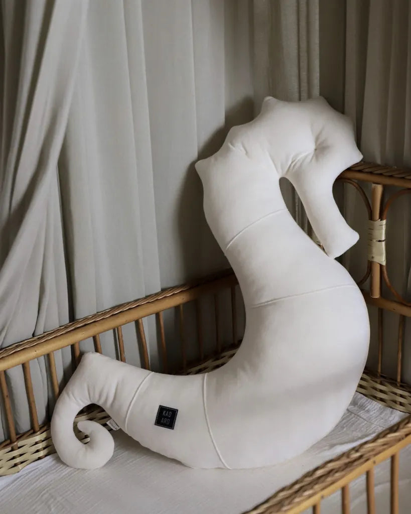 Nepto Babykissen-Samt Ecru