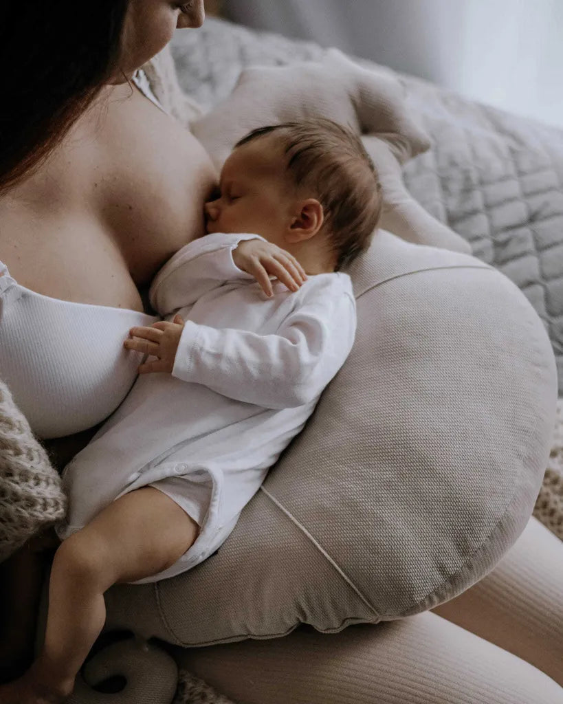 Nepto Babykissen-Samt Beige