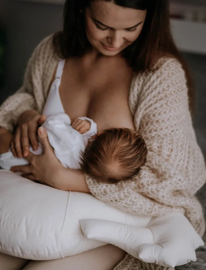 Nepto Babykissen-Samt Ecru