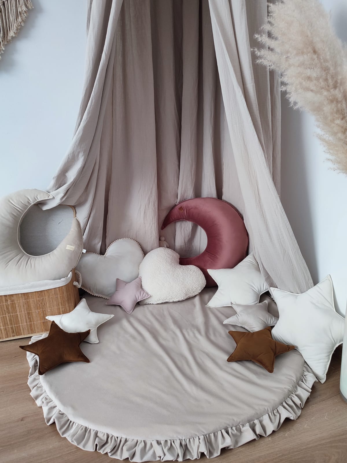 Spielmatte Samt-Beige