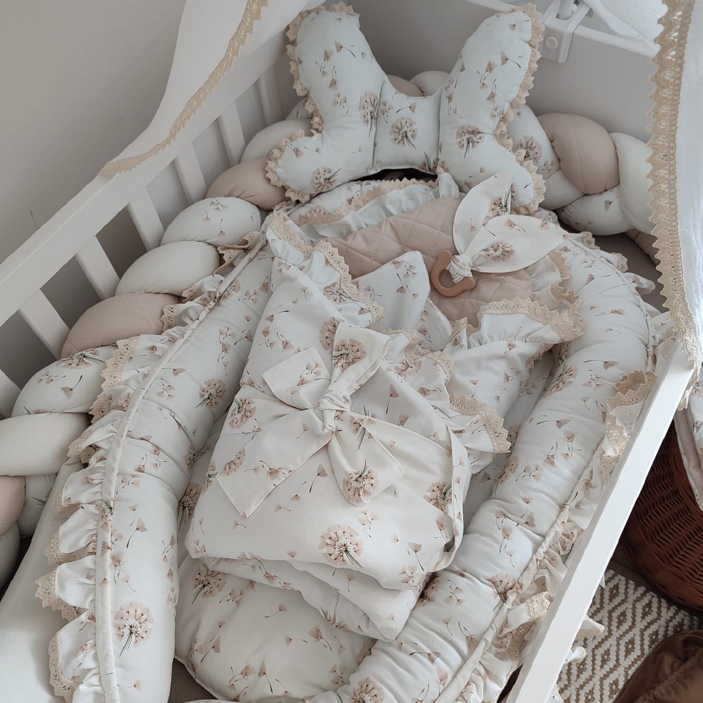 Einschlagdecke-Babyhörnchen Pusteblume - Lovely Detail