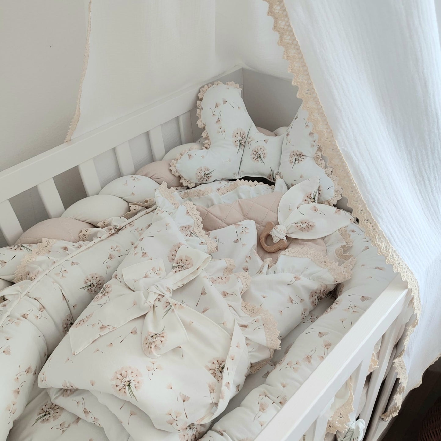 Einschlagdecke-Babyhörnchen Pusteblume - Lovely Detail