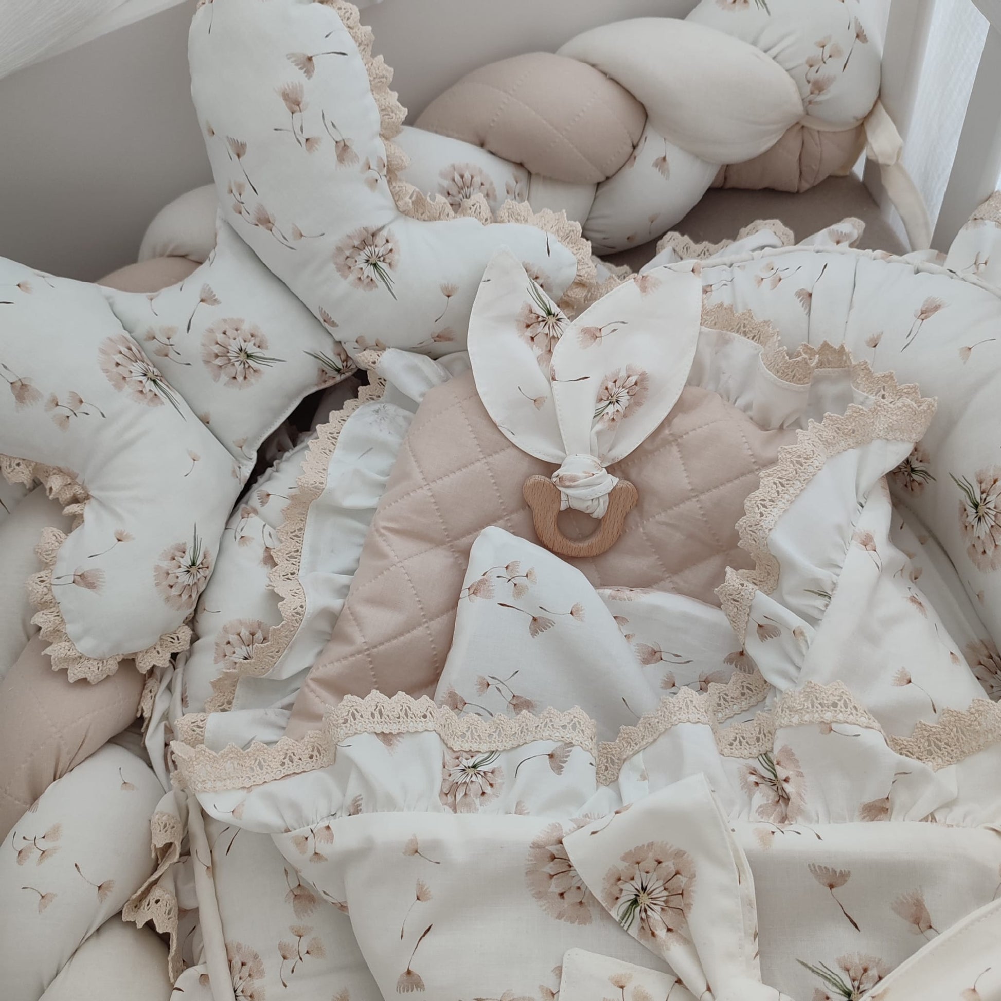 Einschlagdecke-Babyhörnchen Pusteblume - Lovely Detail