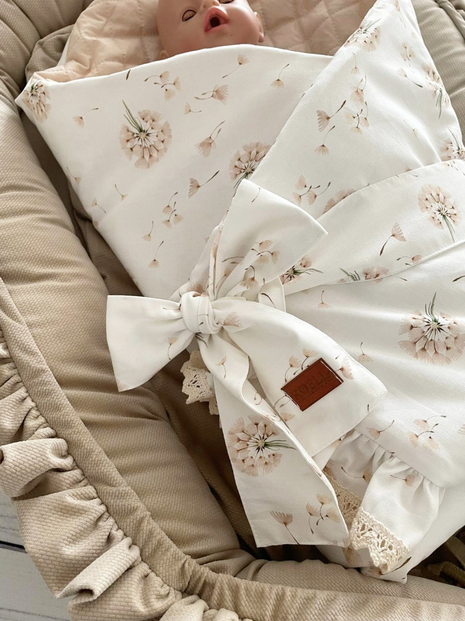 Einschlagdecke-Babyhörnchen Pusteblume - Lovely Detail