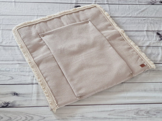 Wickelauflage Boho-Dunkelbeige - Lovely Detail