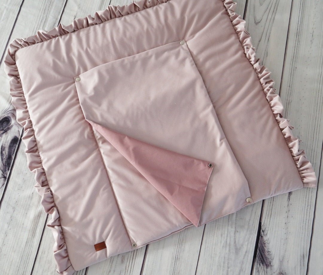 Wickelauflage Samt- Puderrosa - Lovely Detail