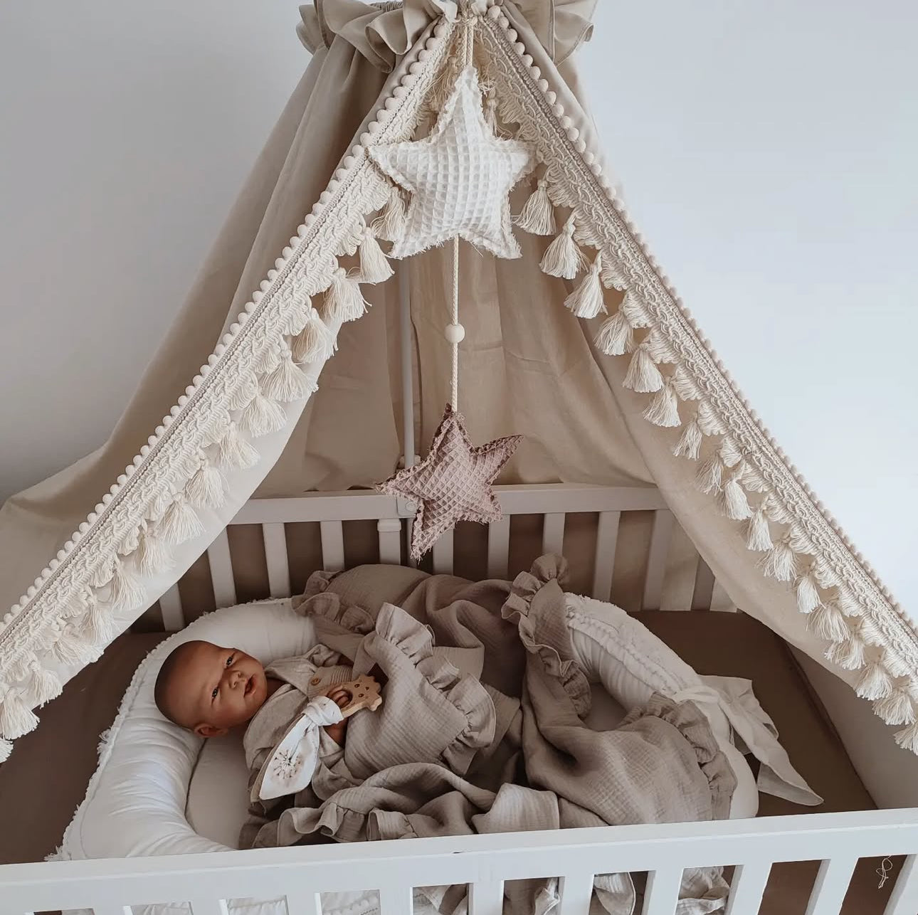 Babynest Elegant-Weiß