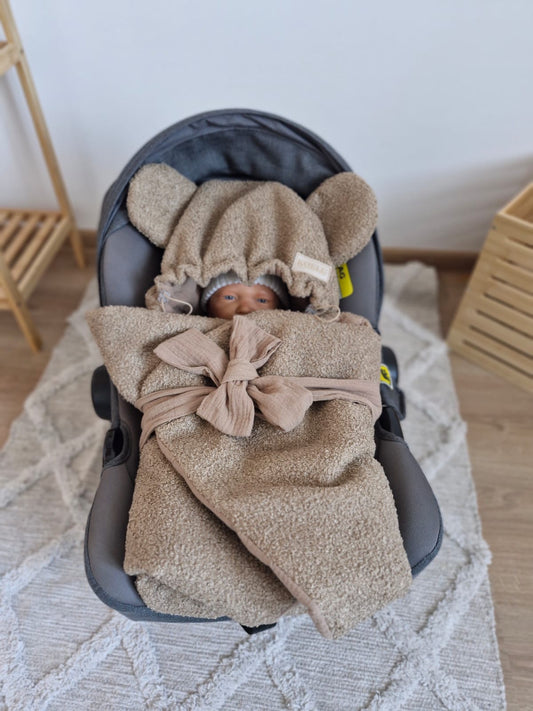 Premium-Autoschale-Decke Braun
