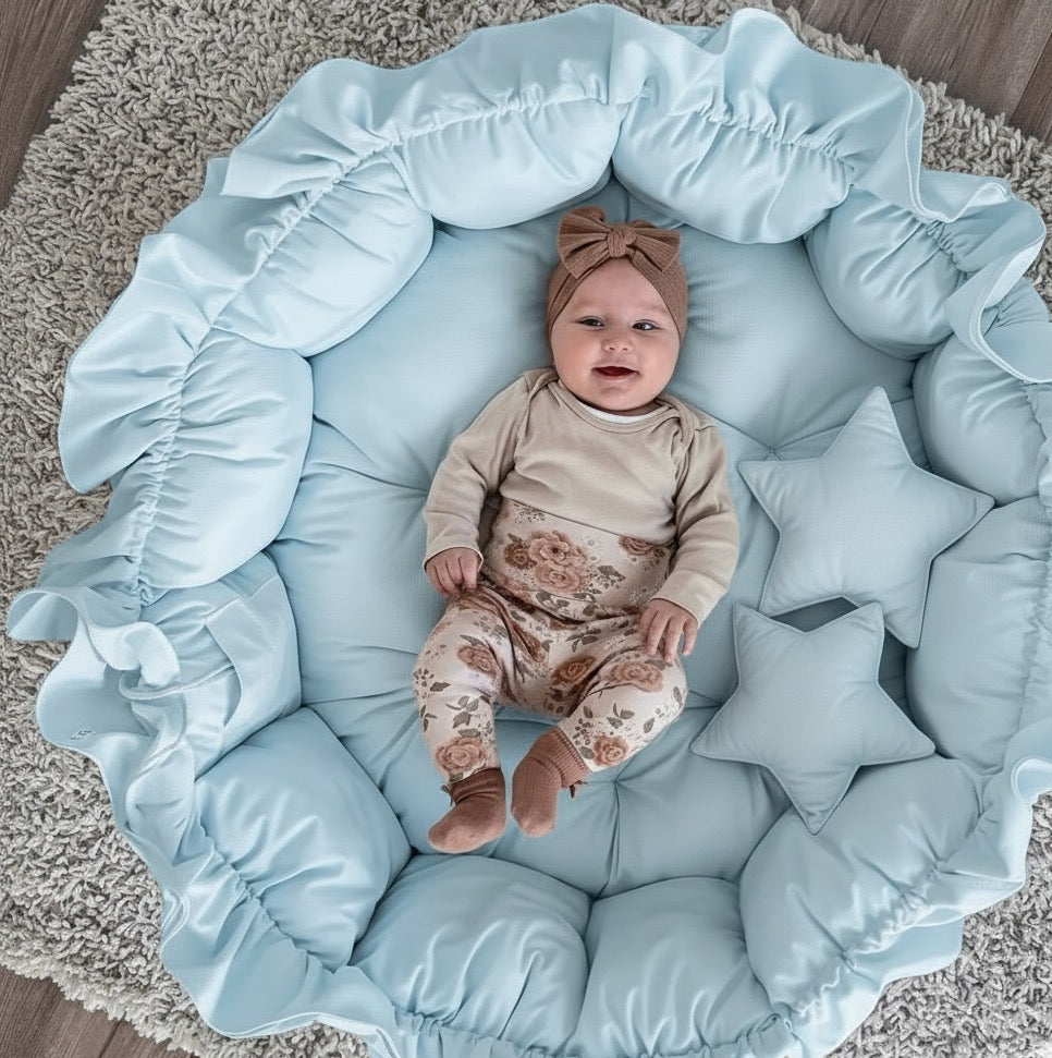 2in1 Matte Samt-Babyblau