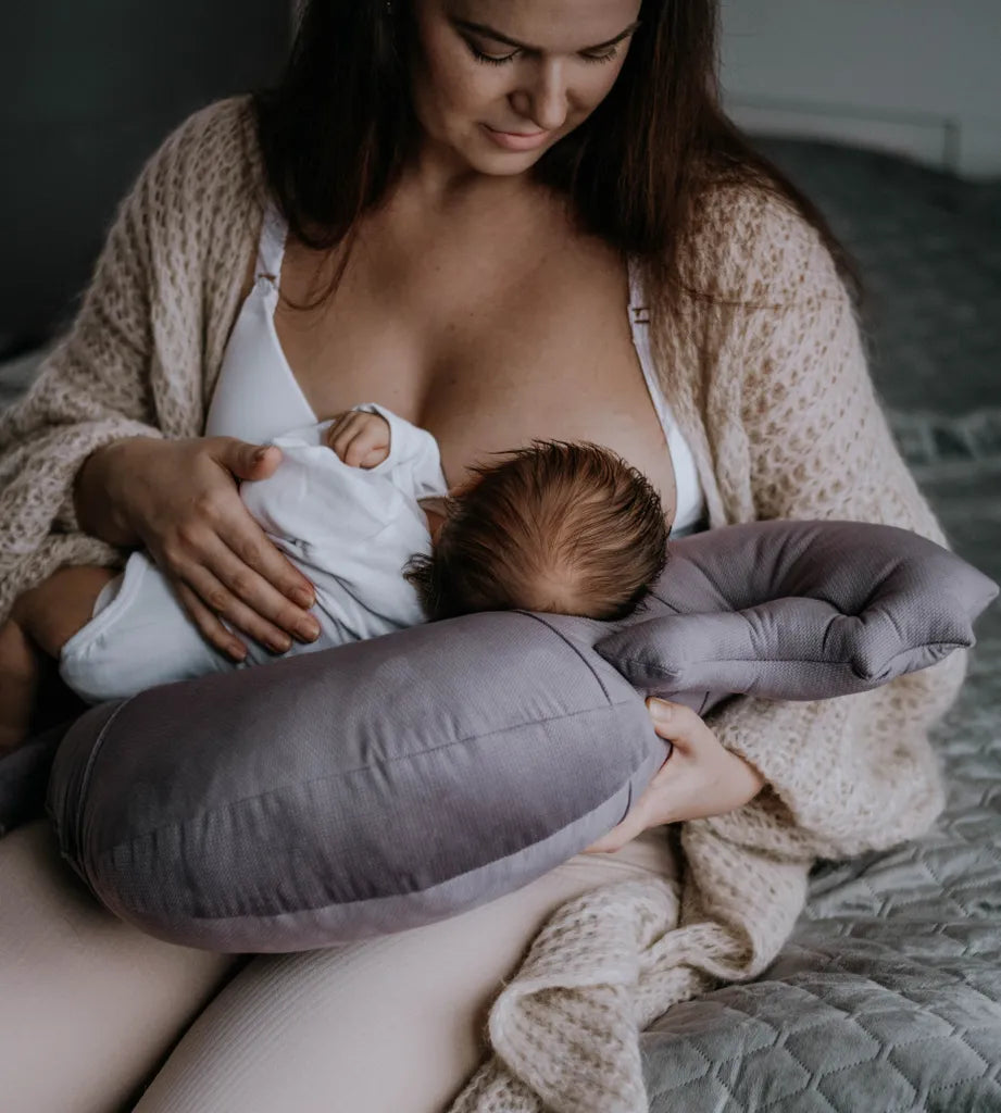 Nepto Babykissen-Samt Mokka