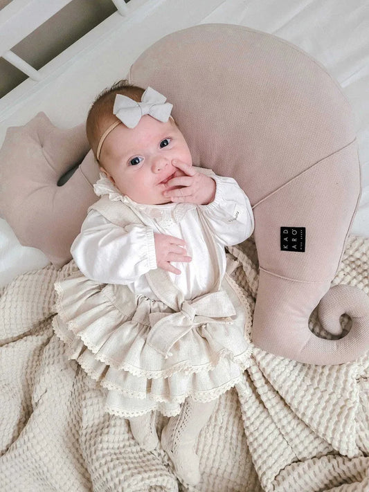 Nepto Babykissen-Samt Altrosa