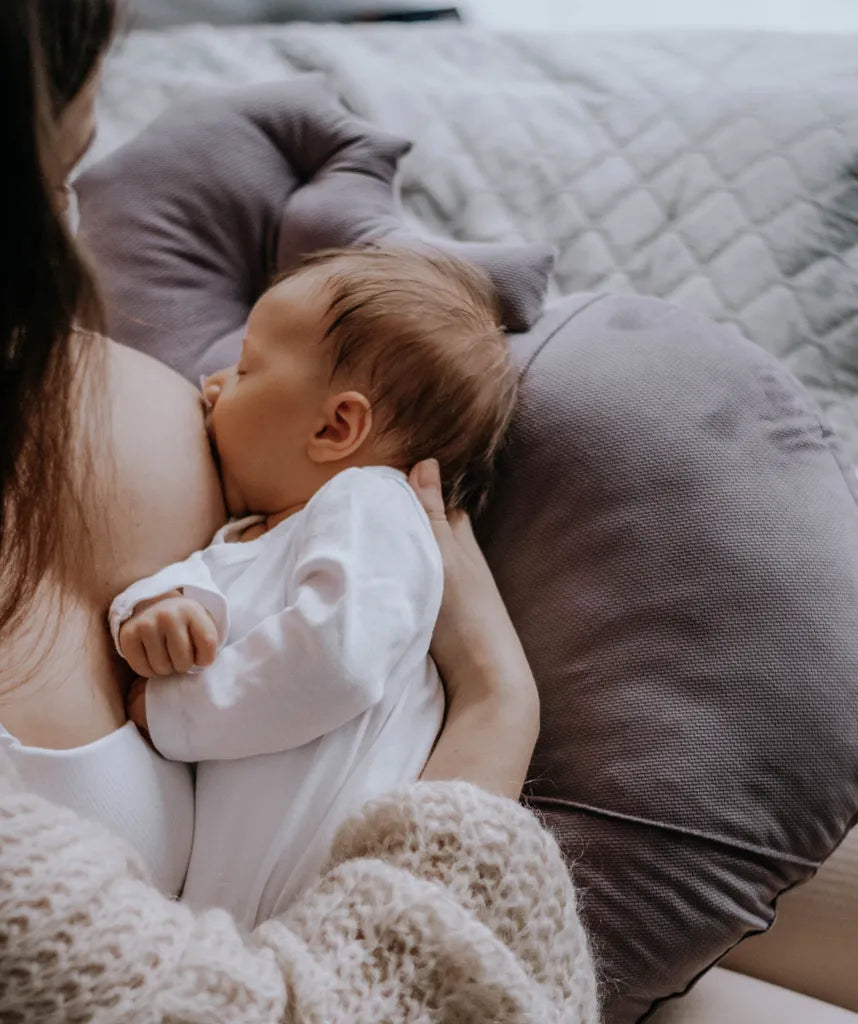 Nepto Babykissen-Samt Mokka
