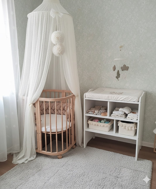Baldachin Vintage-Ecru