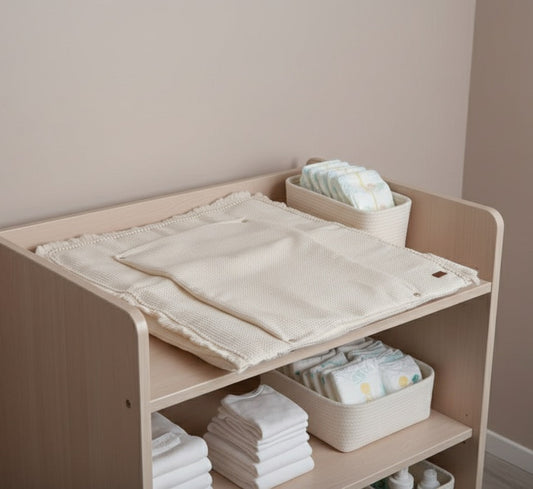 Wickelauflage Boho-Ecru