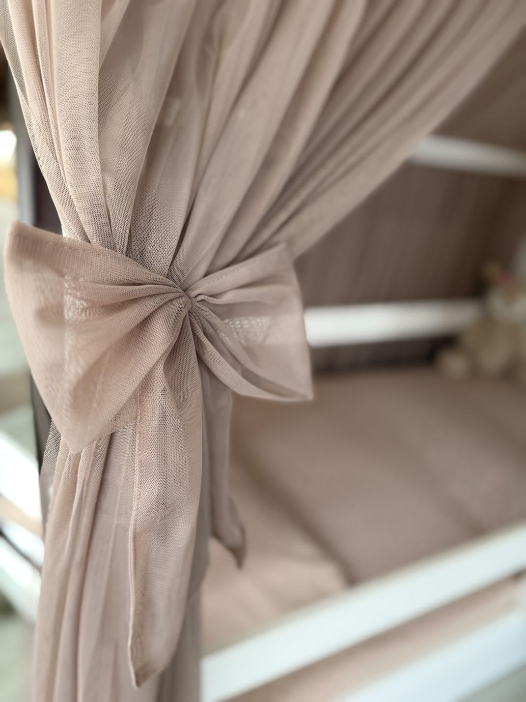 Vorhang-Set für Hausbetten-Taupe