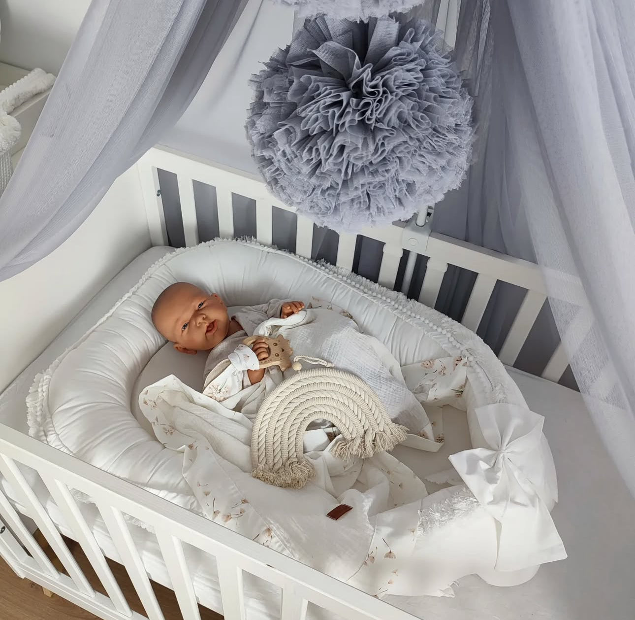 Babynest Elegant-Weiß