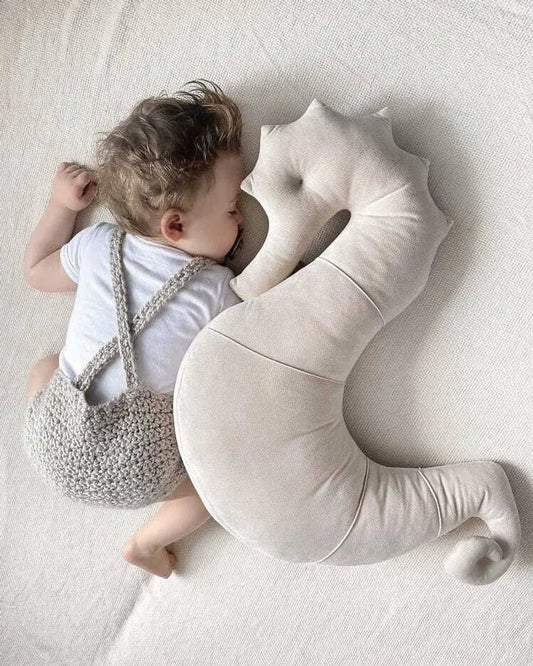 Nepto Babykissen-Samt Beige