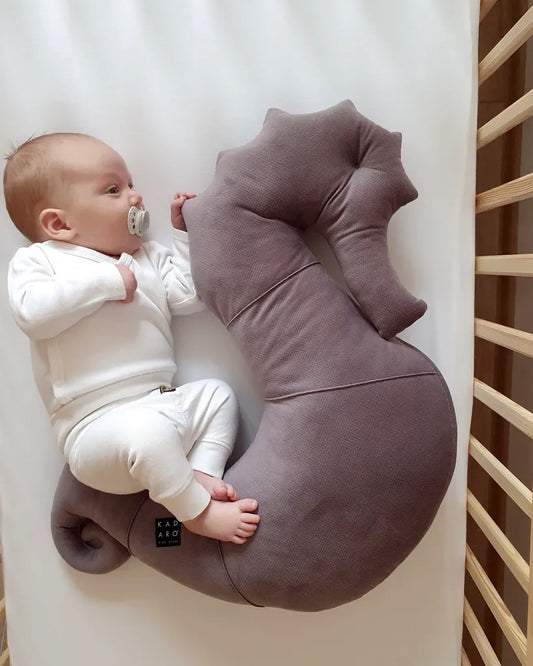 Nepto Babykissen-Samt Mokka