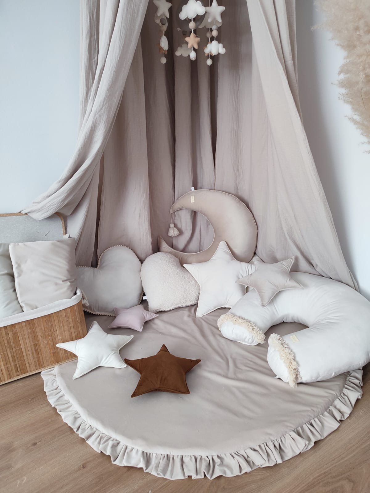 Spielmatte Samt-Beige