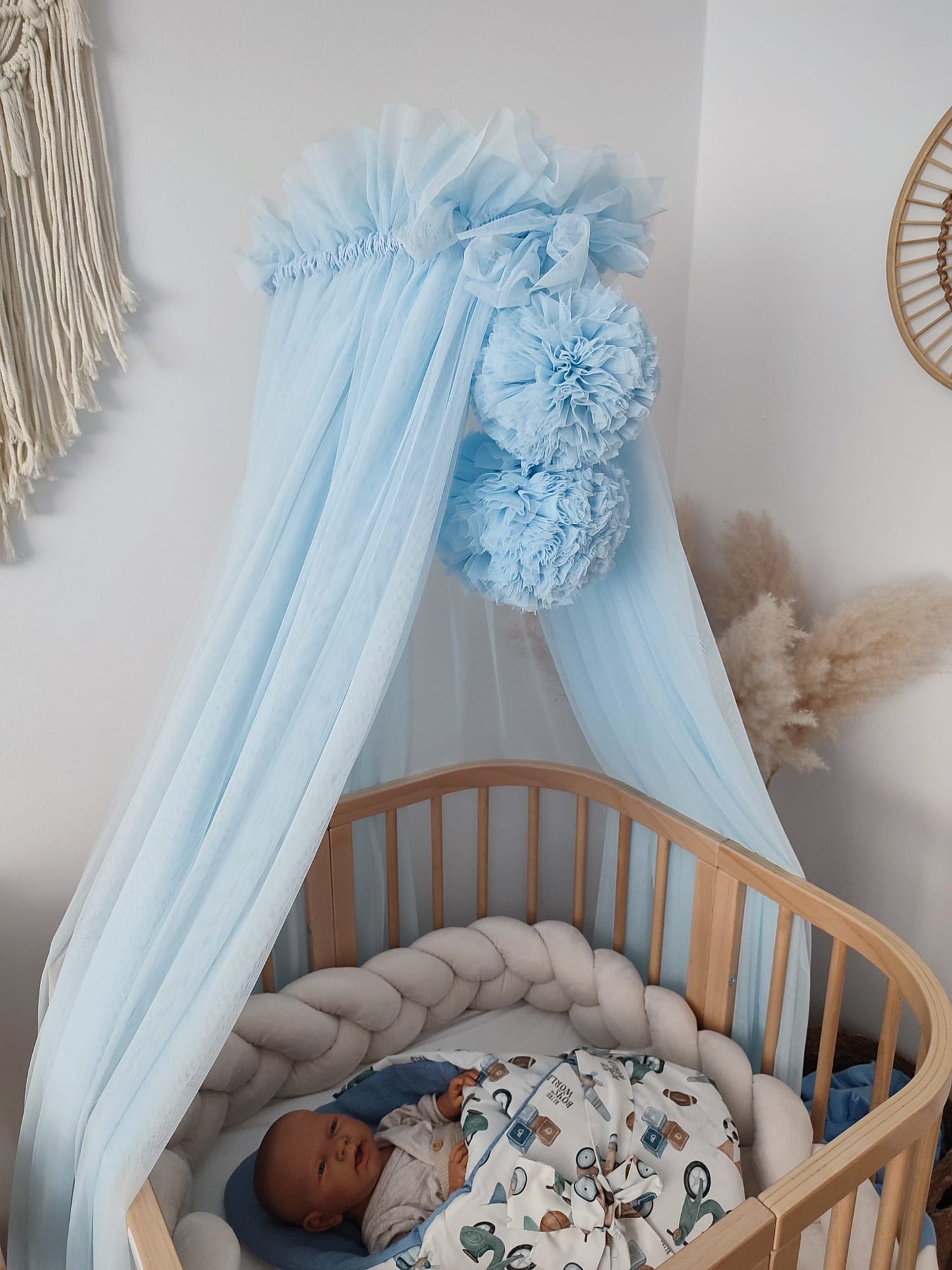Ponponhimmel - Babyblau