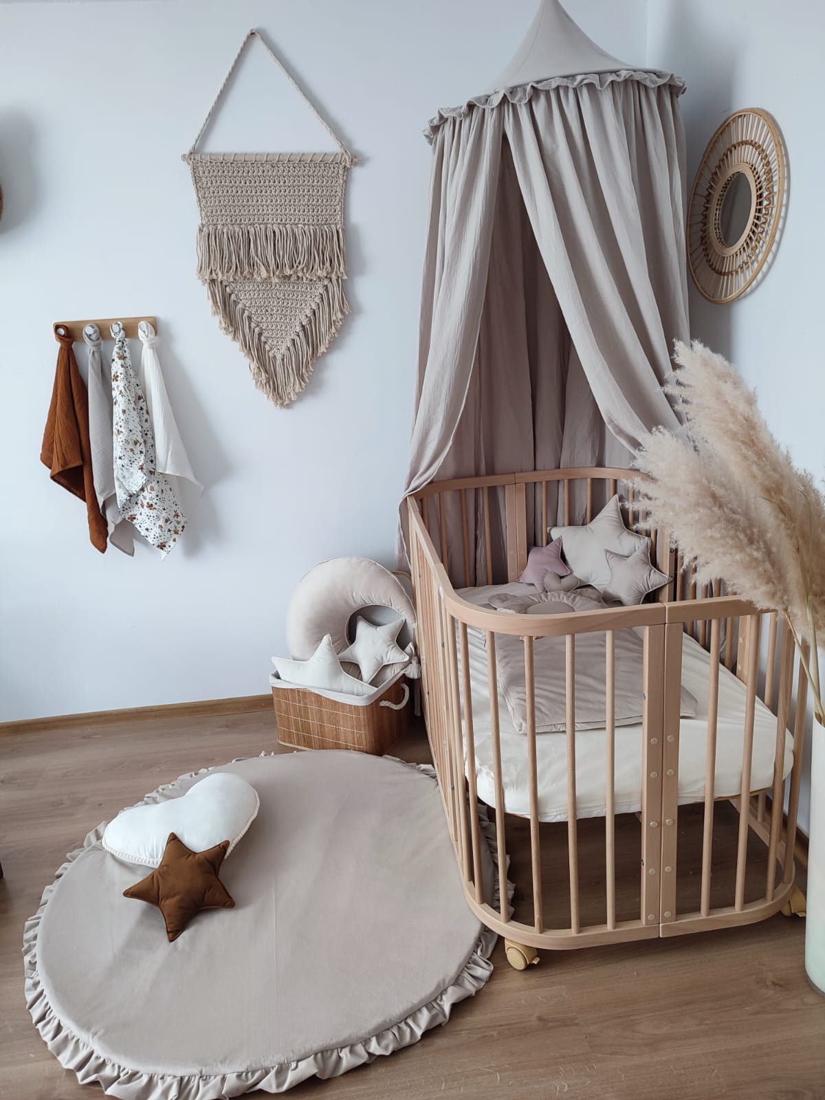 Spielmatte Samt-Beige