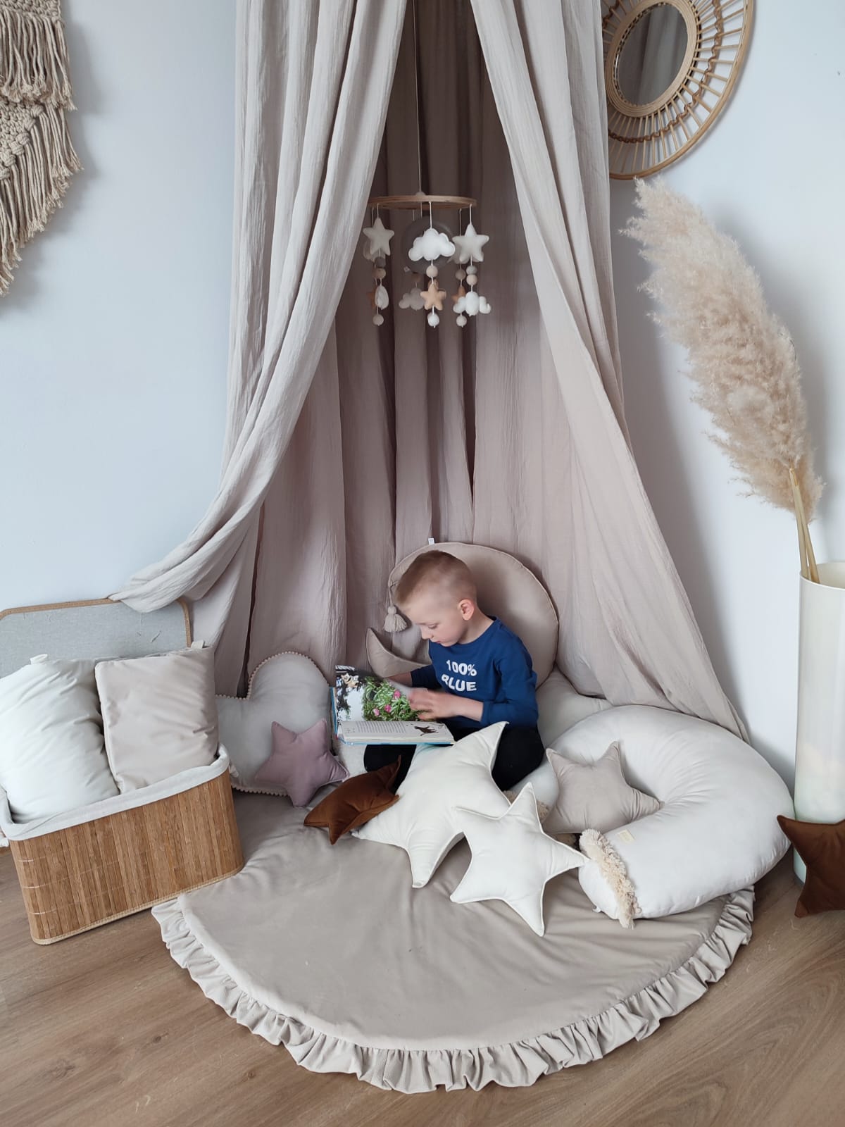Spielmatte Samt-Beige