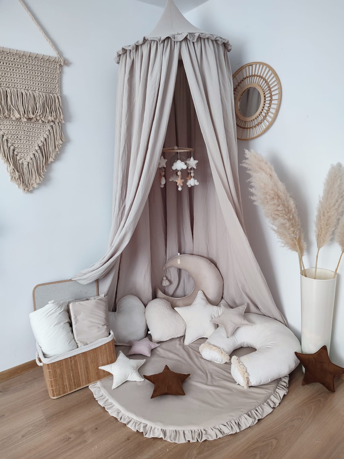 Spielmatte Samt-Beige