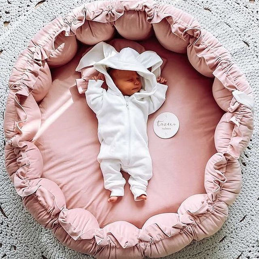 Babynest 2in1-Altrose inkl. ein Blattkissen - Lovely Detail