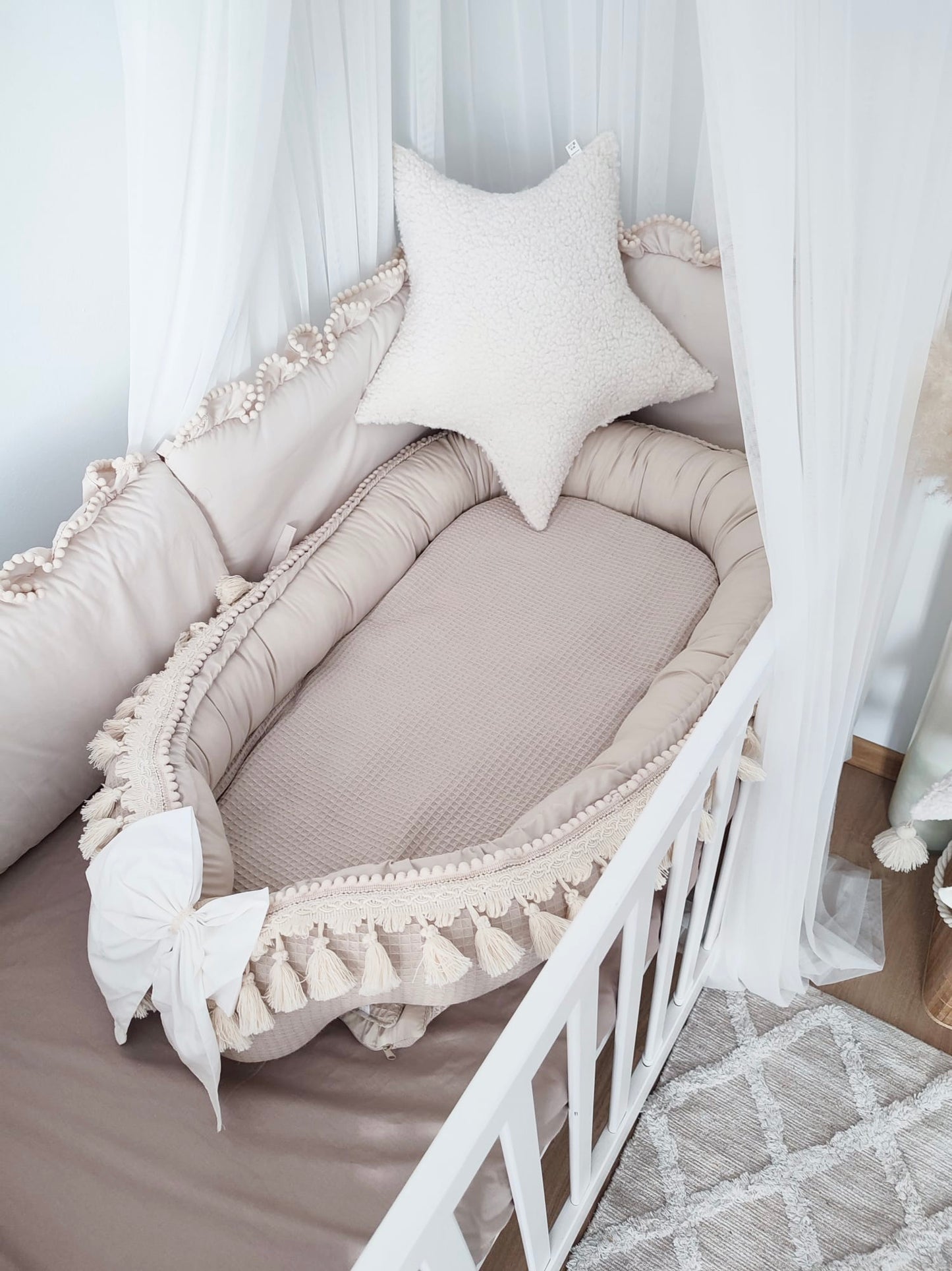 Babynest Boho Nude Waffelpique