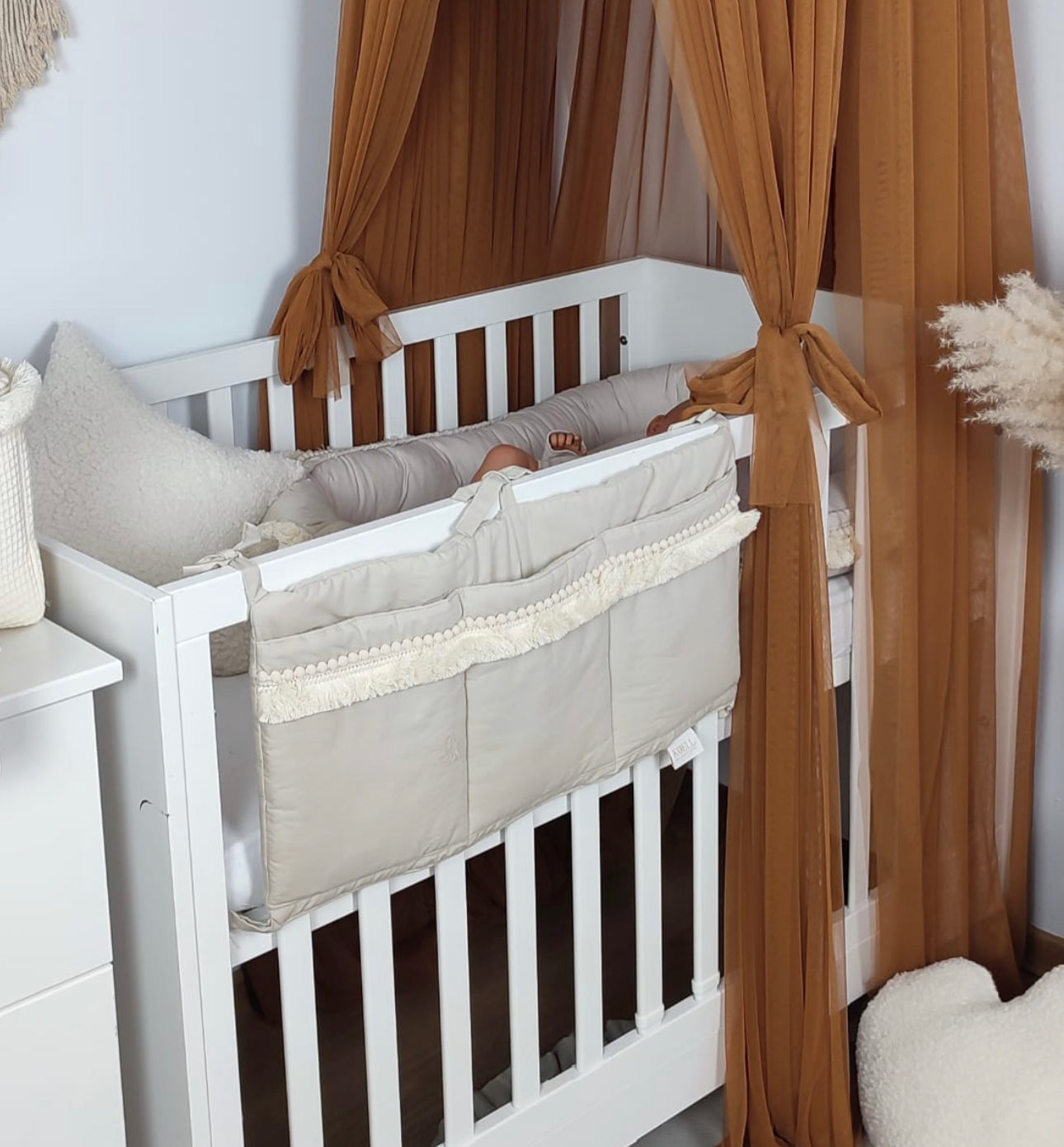 Bettorganizer Boho Beige