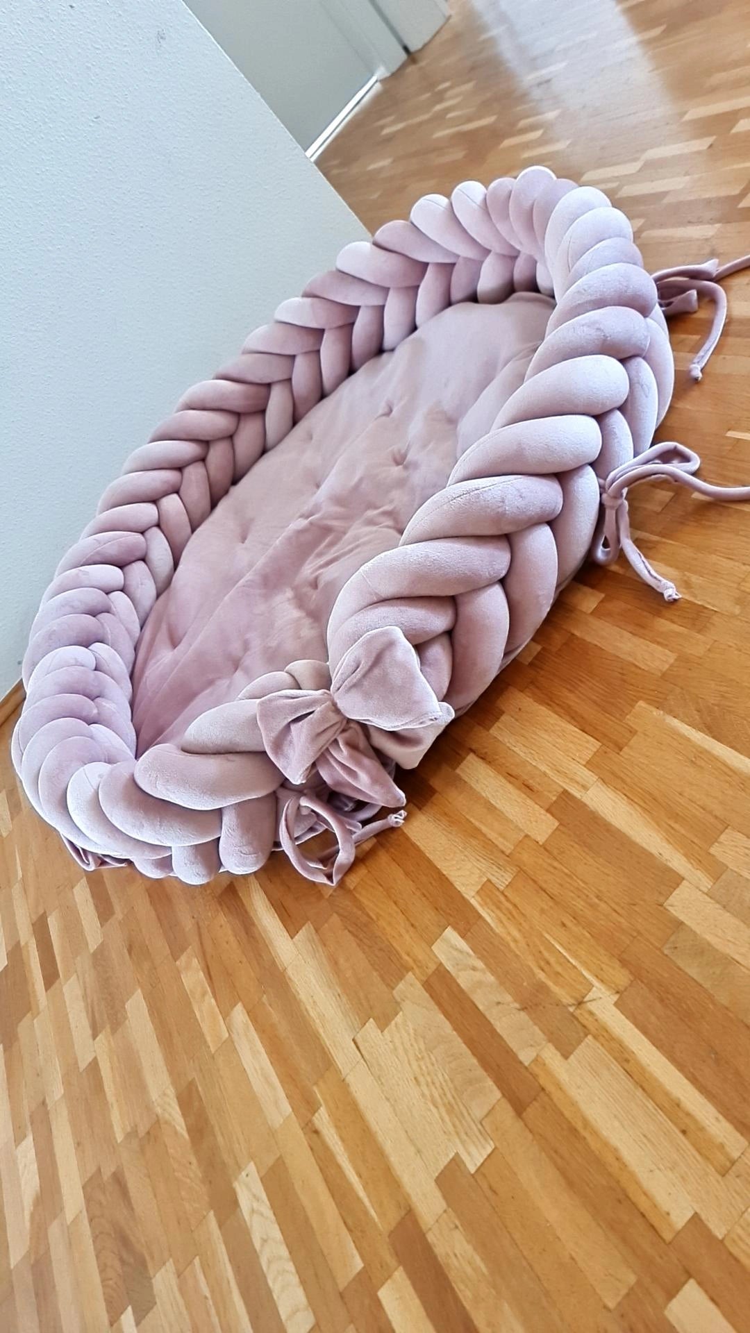Samtnest-XXL-Altrosa - Lovely Detail