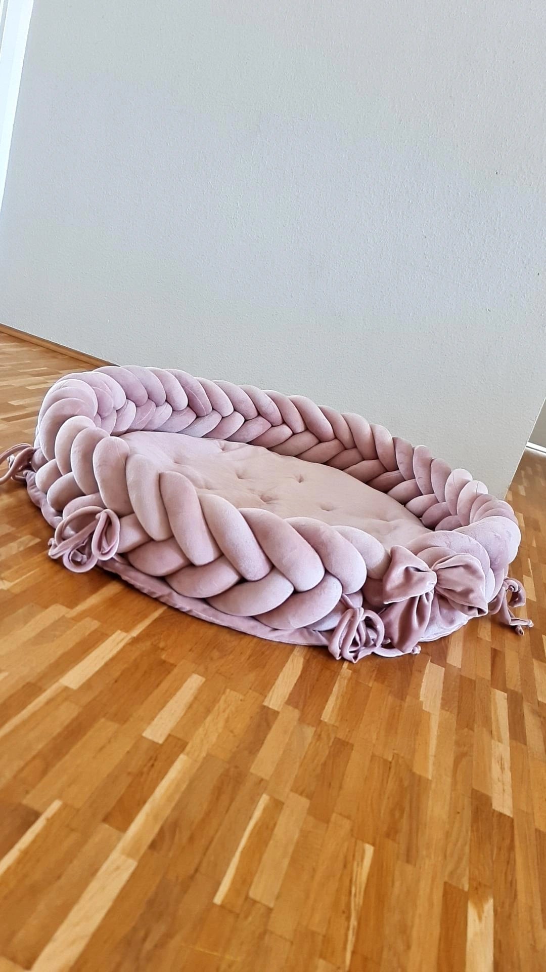 Samtnest-XXL-Altrosa - Lovely Detail