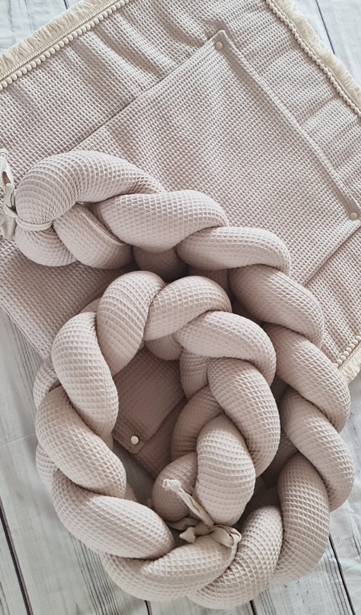 Wickelauflage Boho-Dunkelbeige - Lovely Detail