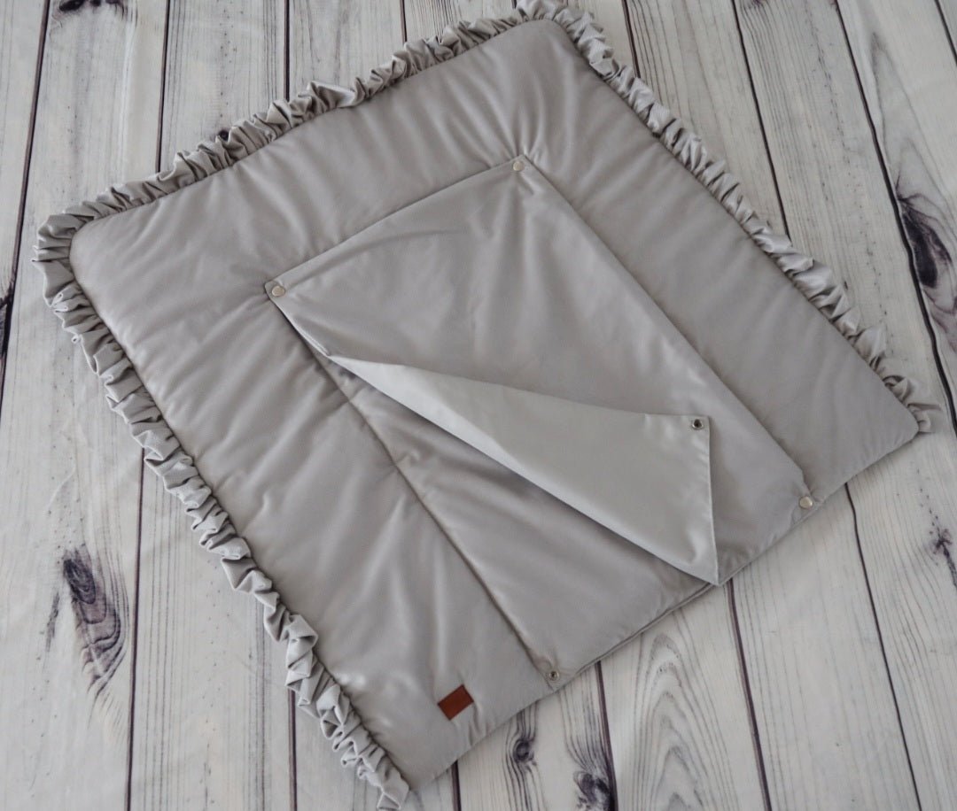 Wickelauflage Samt-Grau - Lovely Detail